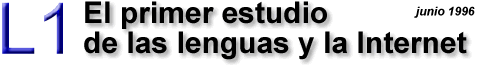 L1:  El primer estudio de las lenguas y la Internet