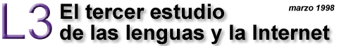 L3:  El tercer estudio de la lengua y la Internet